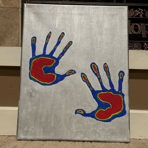 Original Painting, Thermal Hands